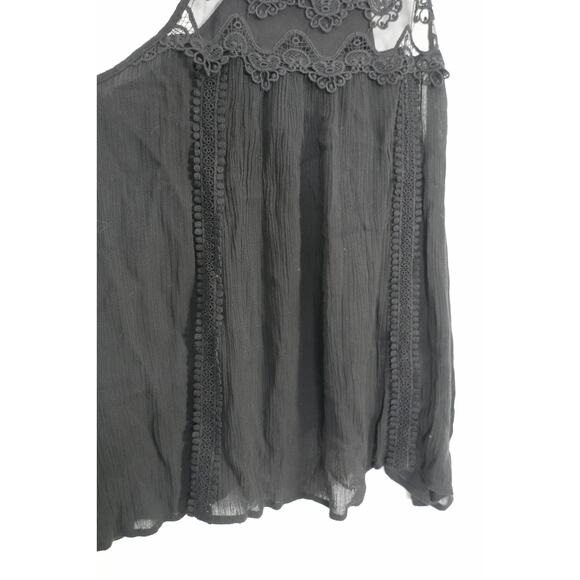 Blank Lace Flowy Tank Top Size Small - Picture 4 of 5